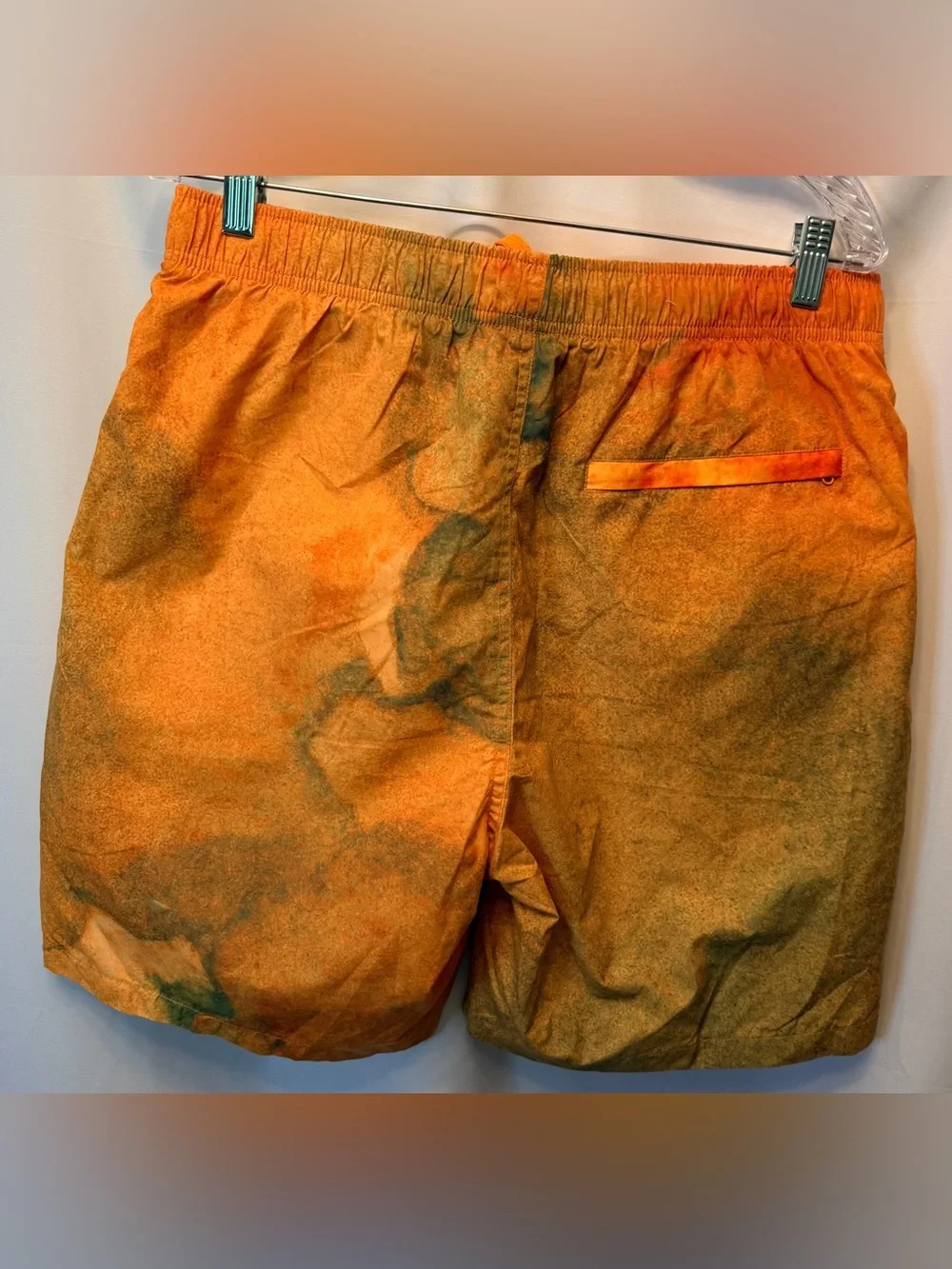 Golf Wang Winslow Shorts Size Large Drawstring Orange Green Tyler The Creator